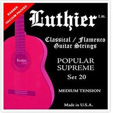 Luthier Medium Tension Klasik Gitar Teli