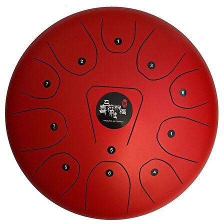 Himalaya Blessing 30cm Steel Tongue Drum Do Majör (BQ12RCM)