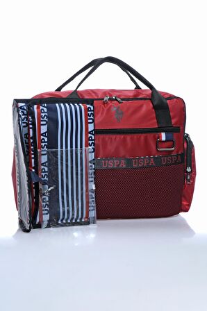 U.S. Polo Assn. PLABÇ21599 Çok Amaçlı Unisex Bebek Bakım Çantası Bordo