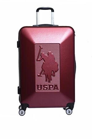 . PLVLZ22821A Bordo Unisex Büyük Boy Bavul