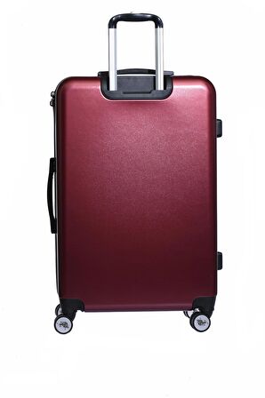 . PLVLZ22821A Bordo Unisex Büyük Boy Bavul