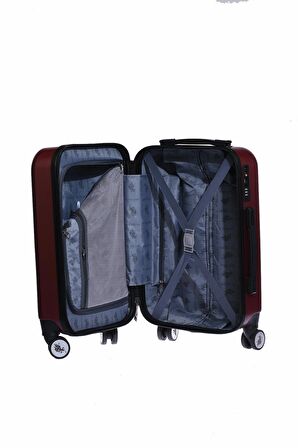 . PLVLZ22821A Bordo Unisex Büyük Boy Bavul