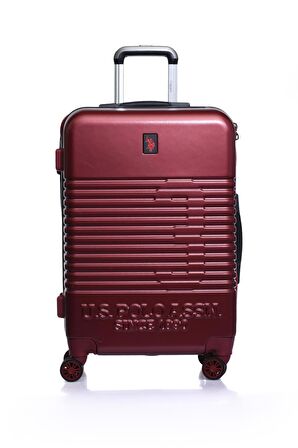 . PLVLZ22830B Bordo Unisex Orta Boy Bavul