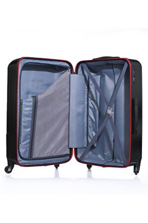 . PLVLZ22841A Siyah Unisex Büyük Boy Bavul