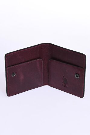 U.S. POLO ASSN. PLCUZ23828 Crazy Bordo Erkek Cüzdan