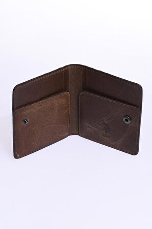 U.S. POLO ASSN. PLCUZ23831 Crazy Kahve  Erkek Cüzdan