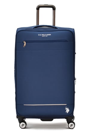 U.S. Polo Assn. Büyük Boy Kumaş Valiz Lacivert 26033