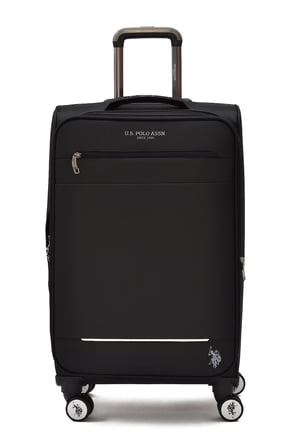 U.S. Polo Assn. Orta Boy Kumaş Valiz Siyah 26034