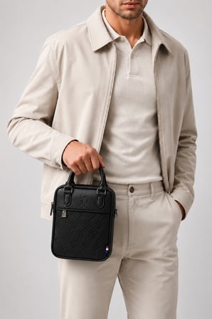 U.S. Polo Assn. Erkek Çapraz Askılı Çanta Siyah 26004
