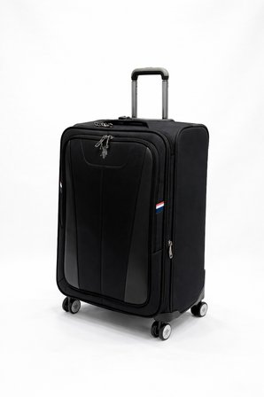 U.S. Polo Assn.Orta Boy Kumaş Valiz Siyah 26045