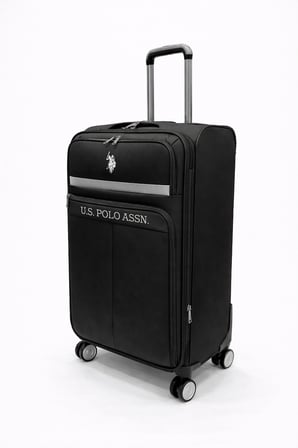 U.S. Polo Assn. Orta Boy Kumaş Valiz Siyah 26050