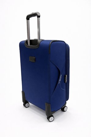 U.S. Polo Assn. OrtaBoy Kumaş Valiz Lacivert-Bordo 26051
