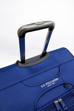 U.S. Polo Assn. OrtaBoy Kumaş Valiz Lacivert-Bordo 26051