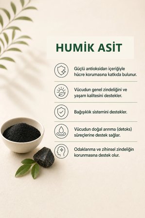 Serravit Kapsül Humik Asit Gıda Takviyesi, 60 Adet/kutu