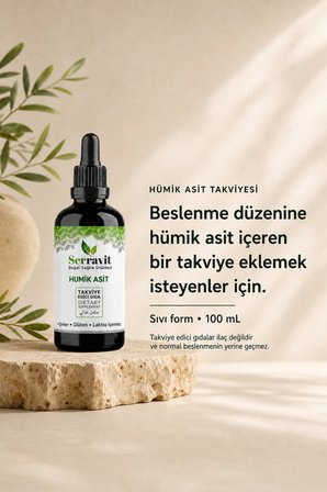 Serravit Likit, Humik Asit Gıda Takviyesi 100 ml