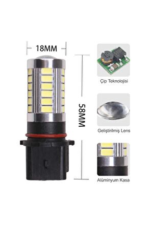 Skoda Rapid Led Park Ampulü Psx24w P13w Led Ampul