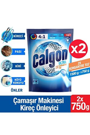 Calgon Ultra 2x750 gr Toz Kireç Önleyici