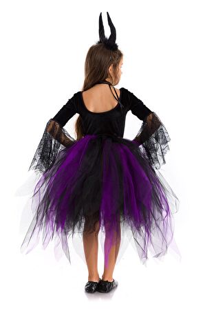 Cadı Catherina Kostümü Mor