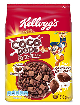 Coco Pops Çokofills Kakaolu Krema Dolgulu Tahıl Gevreği 310 Gr