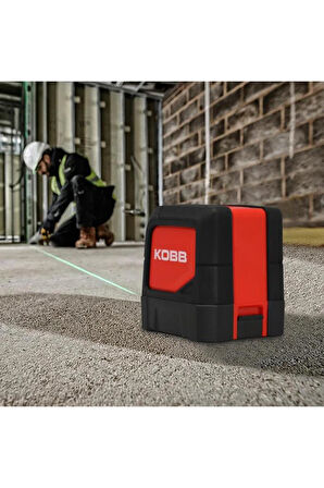 Kobb KBL91G 30 mt Profesyonel Yatay Dikey Otomatik Hizalamalı Yeşil Çapraz Çizgi Lazer Distomat