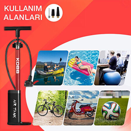 KOBB KB3256D 87 PSI Dijital Basınç Göstergeli Taşınabilir El Pompası