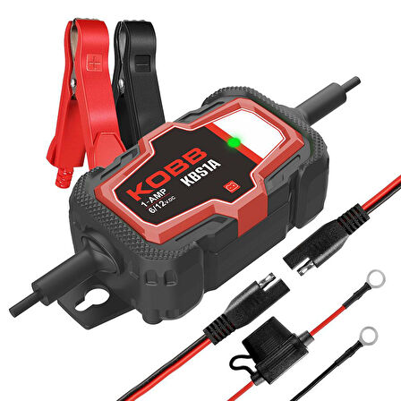 KOBB KBS1A 6V/12V 30Ah Akıllı Akü Şarj ve Akü Bakım / Desülfatör 