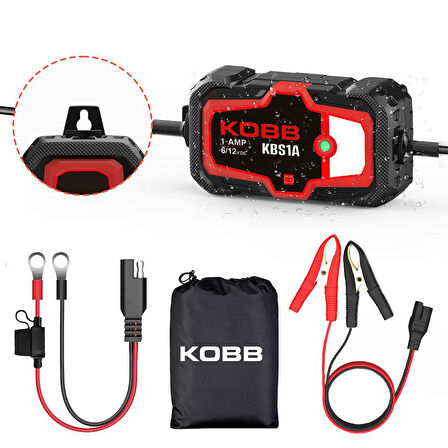 KOBB KBS1A 6V/12V 30Ah Akıllı Akü Şarj ve Akü Bakım / Desülfatör 
