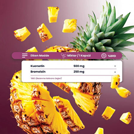 Smartcaps Quercetin 500 mg 30 Kapsül