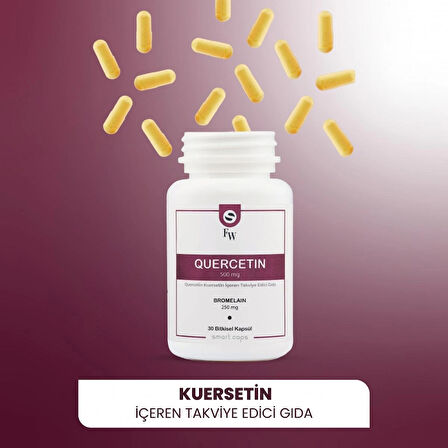 Smartcaps Quercetin 500 mg 30 Kapsül