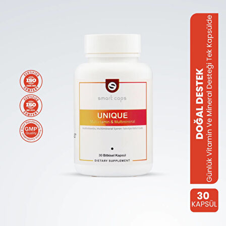 Smart Caps Unique Multivitamin/Multimineral 30 Kapsül