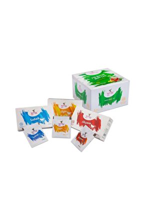 Wess Sabah Öğle Akşam Organik Bardak Poşet Bitki Çayı 3x45'li 