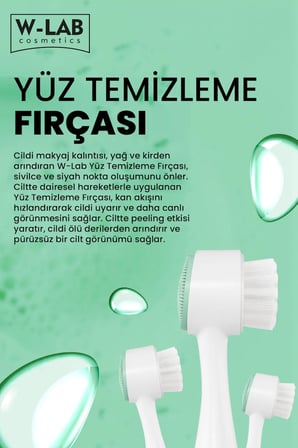 W-Lab Cosmetics Yüz Temizleme Fırçası