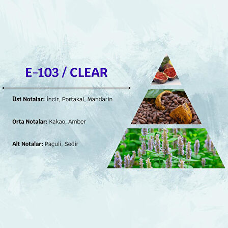 David Walker CLEAR E103 50ML Ferah&Meyve  Erkek Parfüm