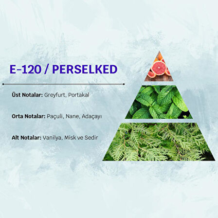 David Walker PERSELKED E120 50ML Ferah  Erkek Parfüm