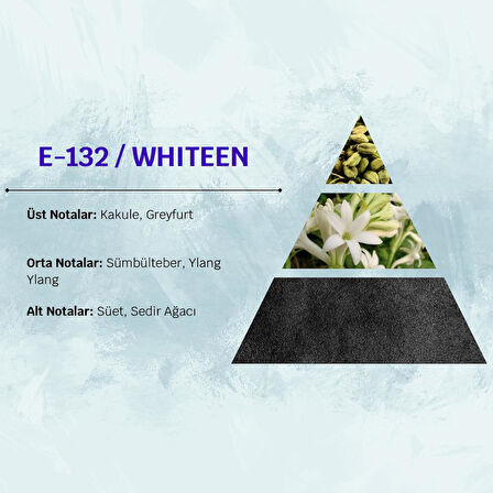 David Walker WHITEEN E132 50ML Ferah&Odunsu  Erkek Parfüm
