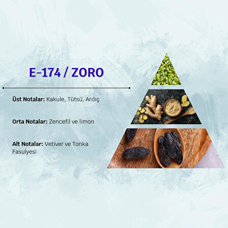 David Walker ZORO E174 100ML Baharat Erkek Parfüm