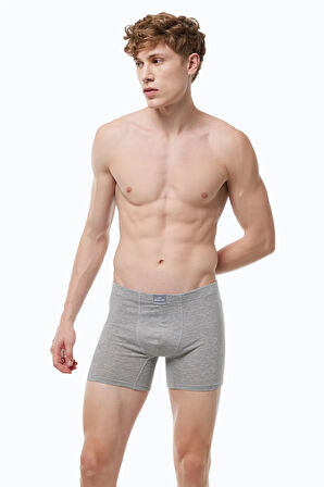 Erkek 3 lü Lacivert Premium Collection Modal Uzun Boxer 3M250