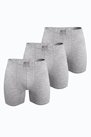 Erkek 3 lü Lacivert Premium Collection Modal Uzun Boxer 3M250