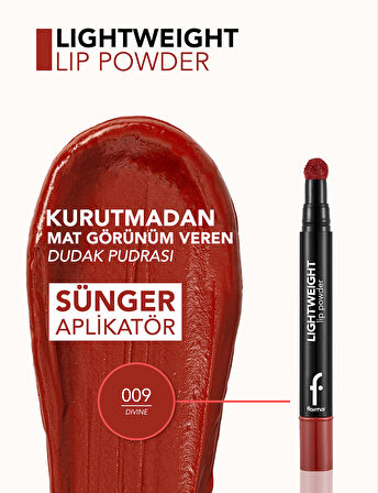 Lightweight Yarı Transparan & Mat Bitişli Nemlendirici Dudak Pudrası