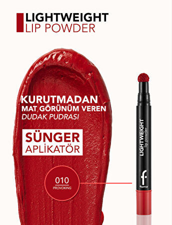 Lightweight Yarı Transparan & Mat Bitişli Nemlendirici Dudak Pudrası