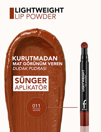 Lightweight Yarı Transparan & Mat Bitişli Nemlendirici Dudak Pudrası