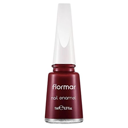 Klasik Parlak Bitişli Yüksek Pigmentli Oje - Nail Enamel -406 Dark Red New- 8682536036009