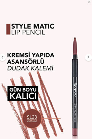 Flormar Dudak Kalemi - Stylematic Lipliner Sl28 Must Have 47000044-sl28