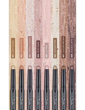 Suya Dayanıklı Işıltılı Kalem Far -color Shadow Stick -001 Soft Cloud-8682536039413