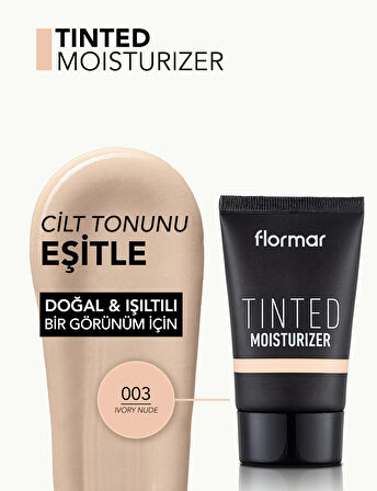 Flormar Tinted Moisturizer Eşit Tonlu & Işıltılı Görünüm Veren Renkli Nemlendirici