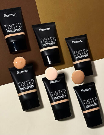 Flormar Tinted Moisturizer Eşit Tonlu & Işıltılı Görünüm Veren Renkli Nemlendirici