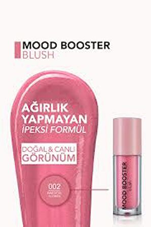 Yoğun Pigmentli Likit Allık (PEMBE) - Mood Booster Lbl. - 002 Immortal Flower - 8682536043717