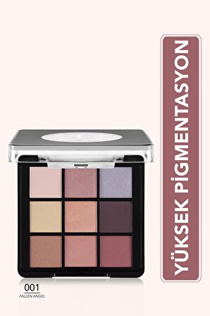 Mat & Işıltılı Kremsi Far Paleti - Eye Shadow Palette - 001 Fallen Angel- 8682536048439