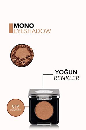 Flormar Mono Yüksek Pigmentli & Doğal Işıltılı Kompakt Göz Farı