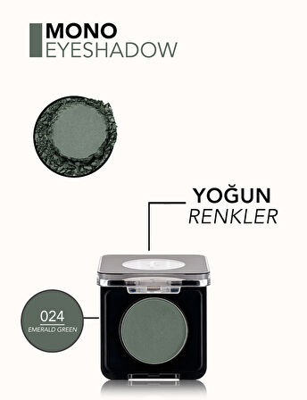 Mono Yüksek Pigmentli & Mat Bitişli Kompakt Göz Farı